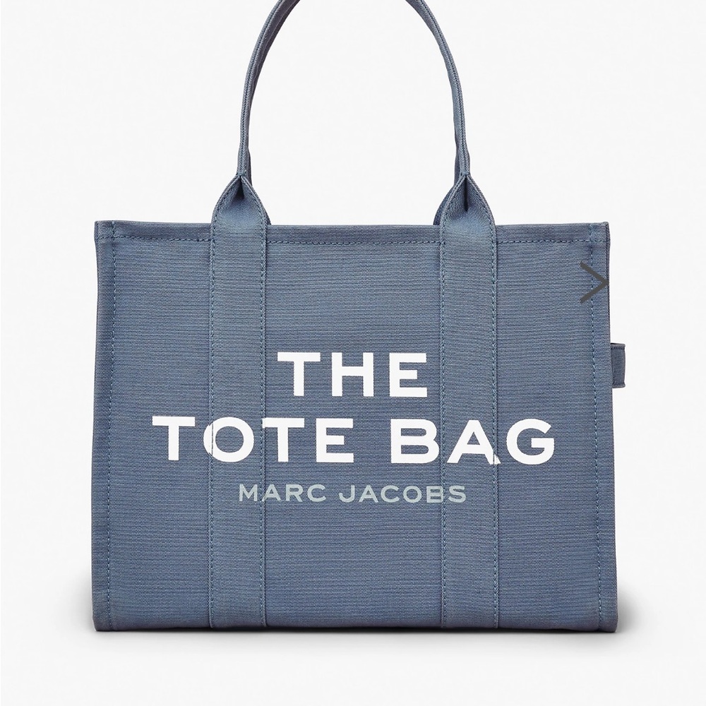 Marc Jacobs Blue Canvas Tote Bag
